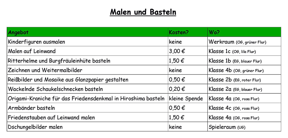 Angebote Aloisiusfest 2018 Seite 1